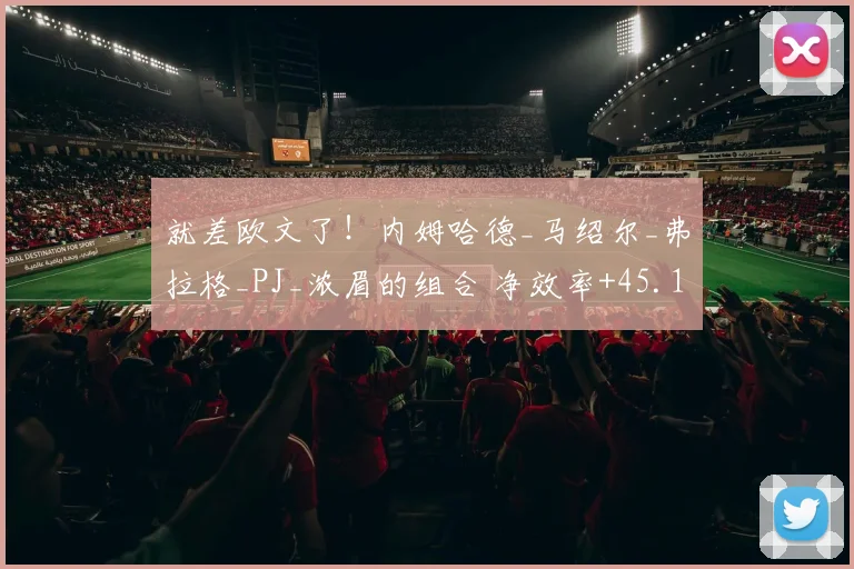 就差欧文了！内姆哈德_马绍尔_弗拉格_PJ_浓眉的组合 净效率+45.1